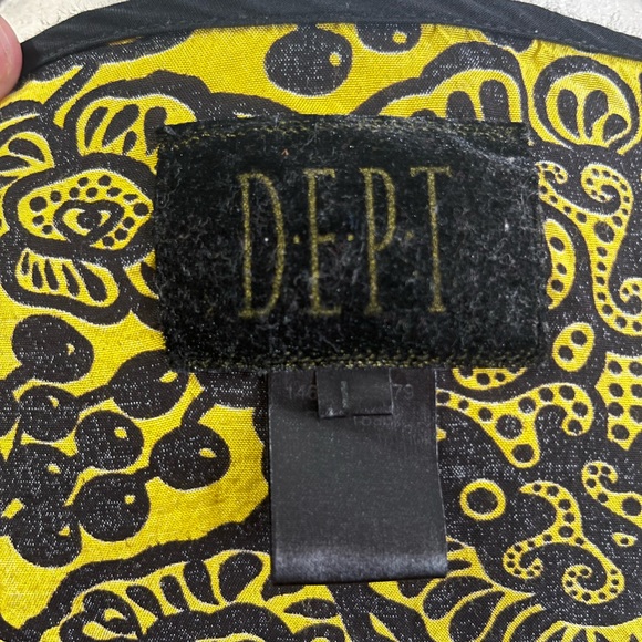 D.E.P.T Dress - Black and Yellow - Size L - Picture 5 of 6